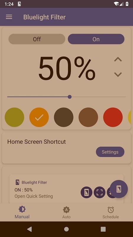 Bluelight Filter for Eye Care Ekran Görüntüsü 1