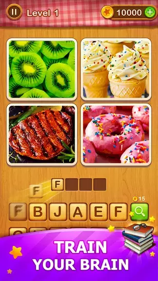 4 Pics Guess Word -Puzzle Game Zrzut ekranu 1