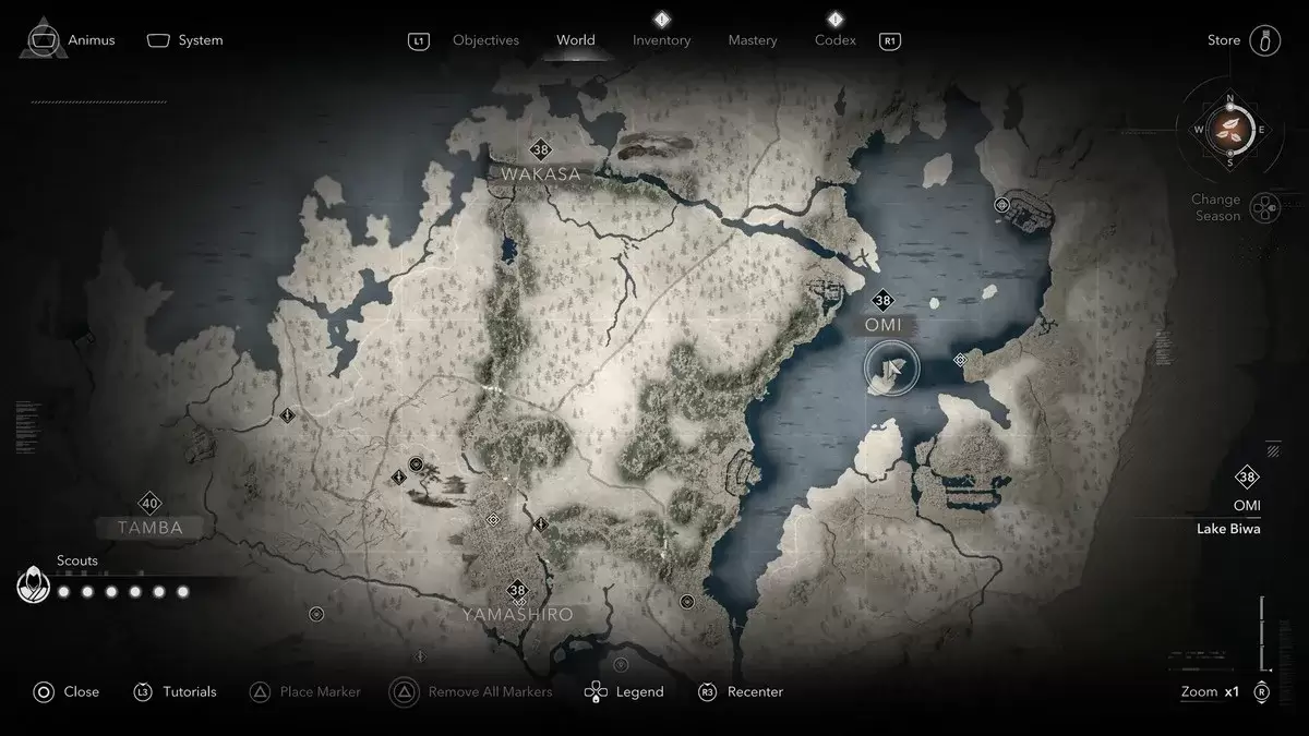Trouver l'île Cat dans Assassin's Creed Shadows