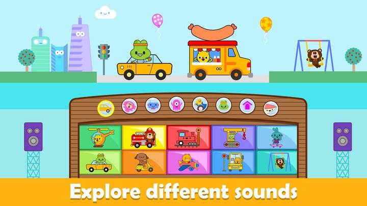 Baby Piano Kids Music Games Ảnh chụp màn hình 1