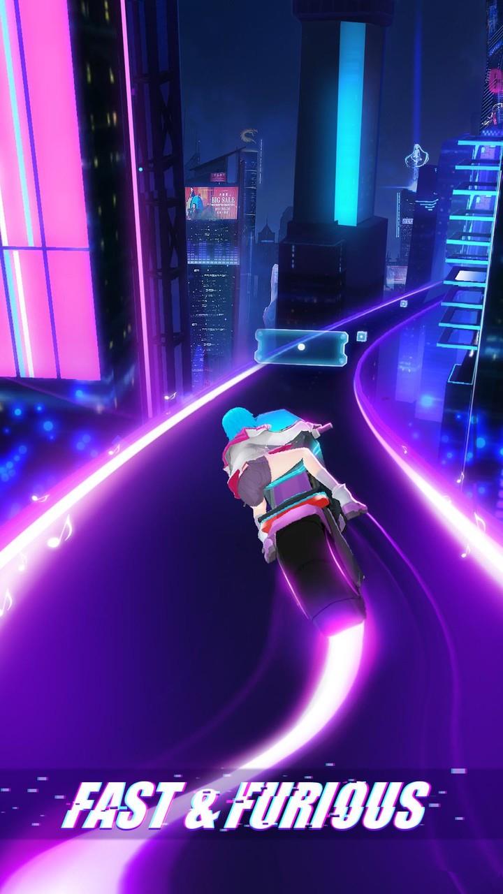 Beat Racing:music & beat game Captura de tela 1