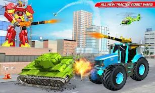 Hippo Robot Tank Robot Game স্ক্রিনশট 1