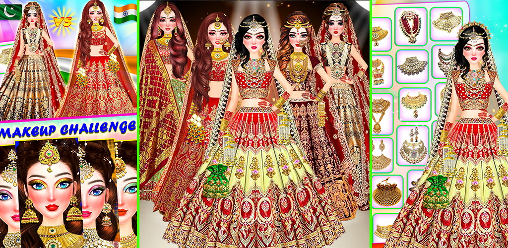 Indian Bride Dress Up Girl ဖန်သားပြင်ဓာတ်ပုံ 0