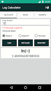 Log Calculator 스크린샷 2