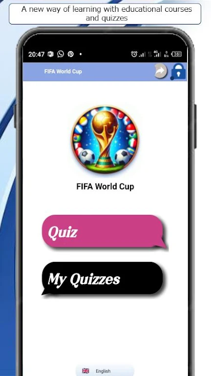 Football World Cup Quiz ဖန်သားပြင်ဓာတ်ပုံ 0