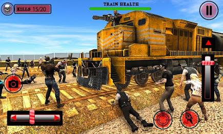 US Army Train Zombie Shooting Schermafbeelding 0