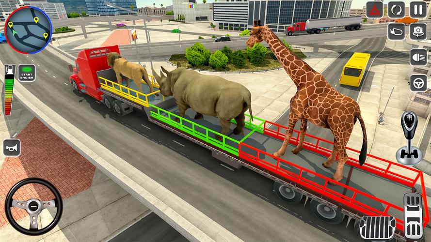 Wild Animal Truck Transporter ภาพหน้าจอ 2