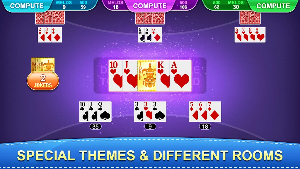 Rummy - Gin Rummy Card Games स्क्रीनशॉट 2