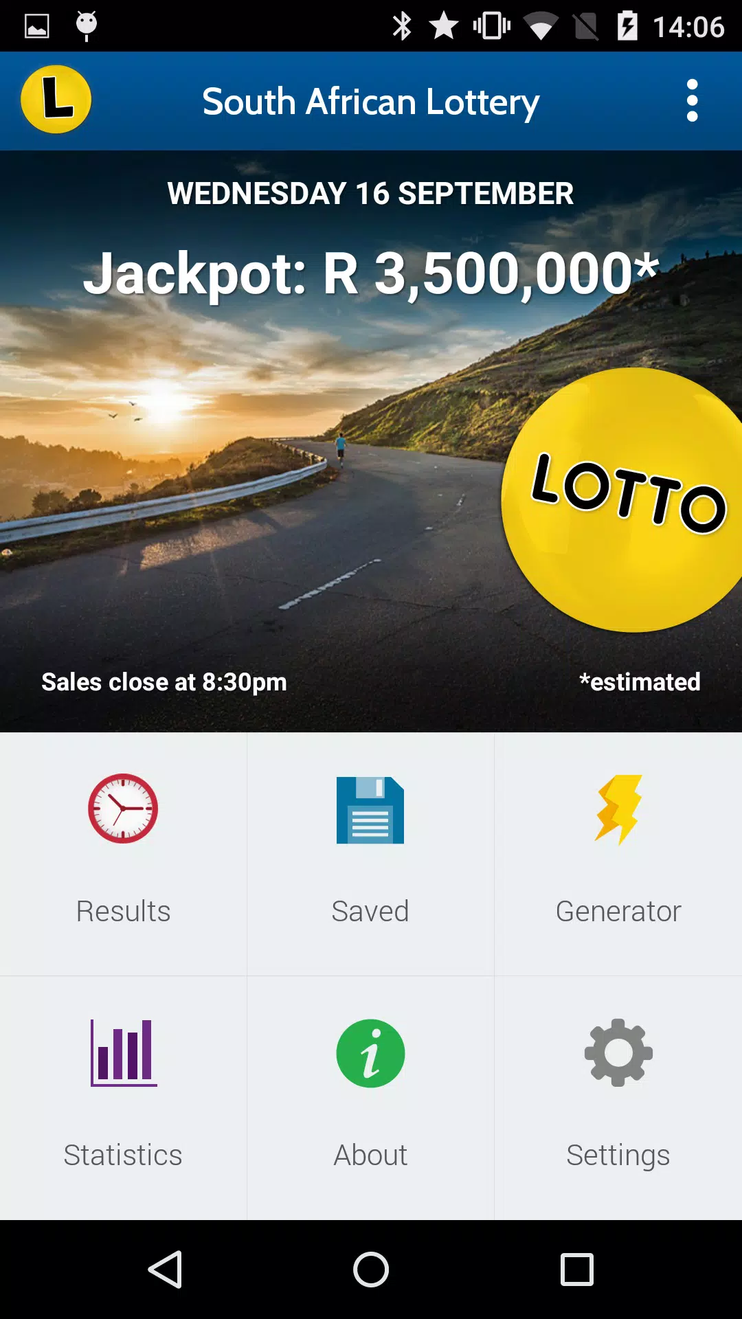 SA Lotto & Powerball Results Скриншот 0