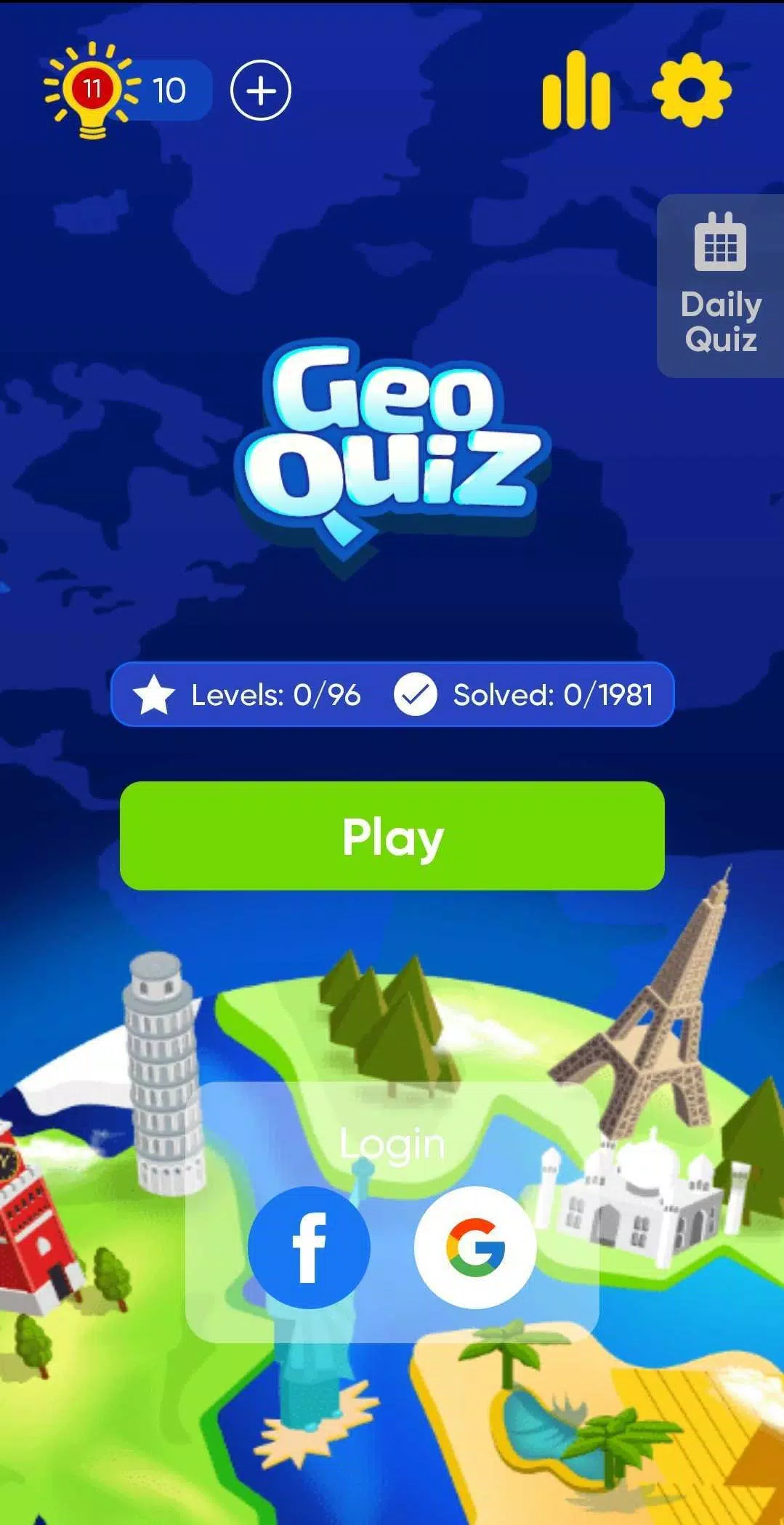 Geo Quiz Tangkapan skrin 0