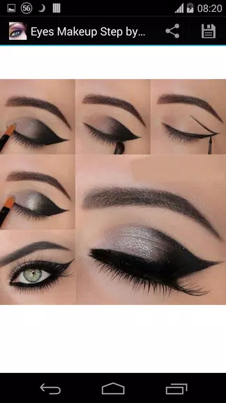 Eyes Makeup Tutorial Schermafbeelding 2