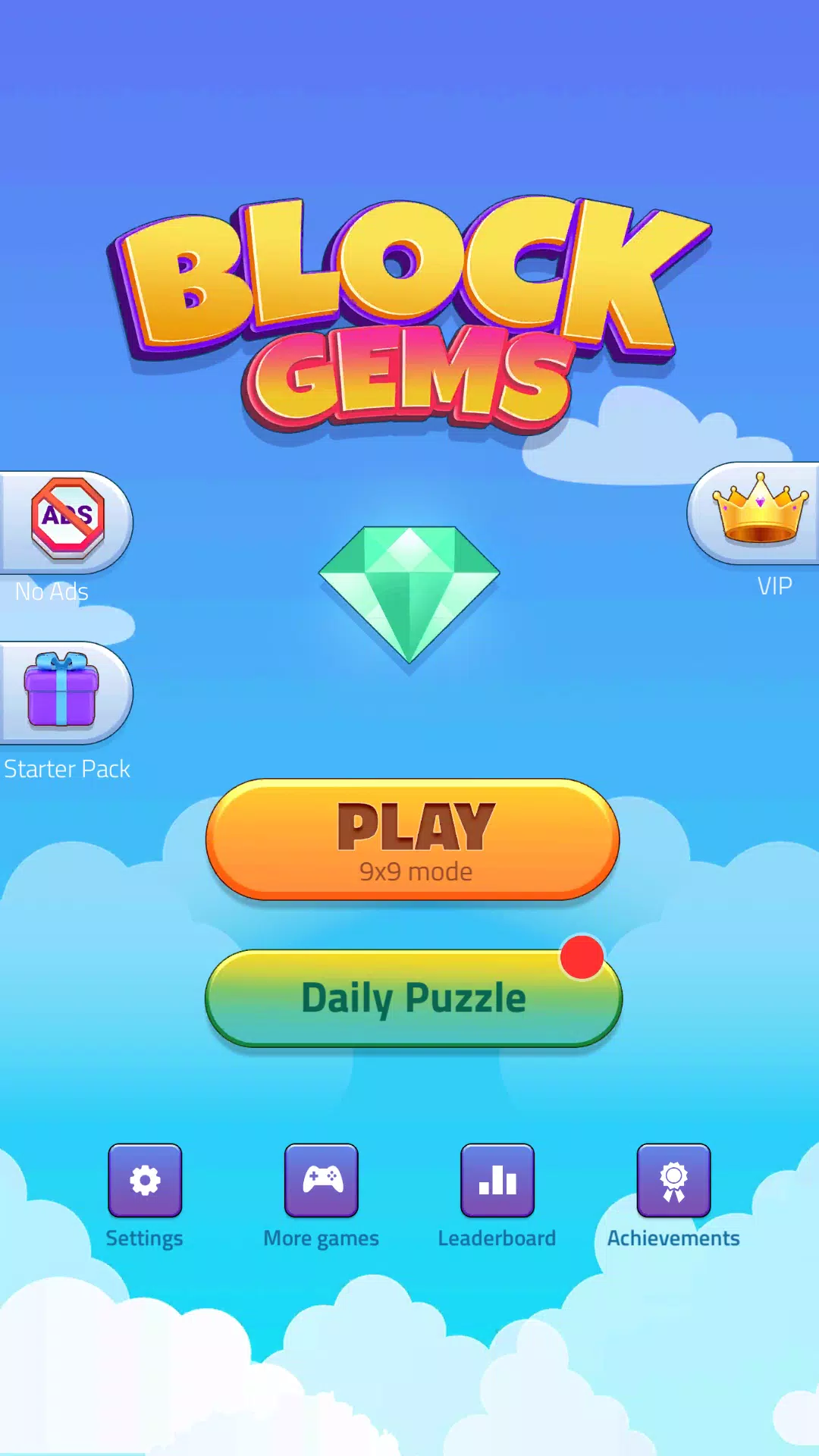 Block Puzzle - Gems Adventure スクリーンショット 0