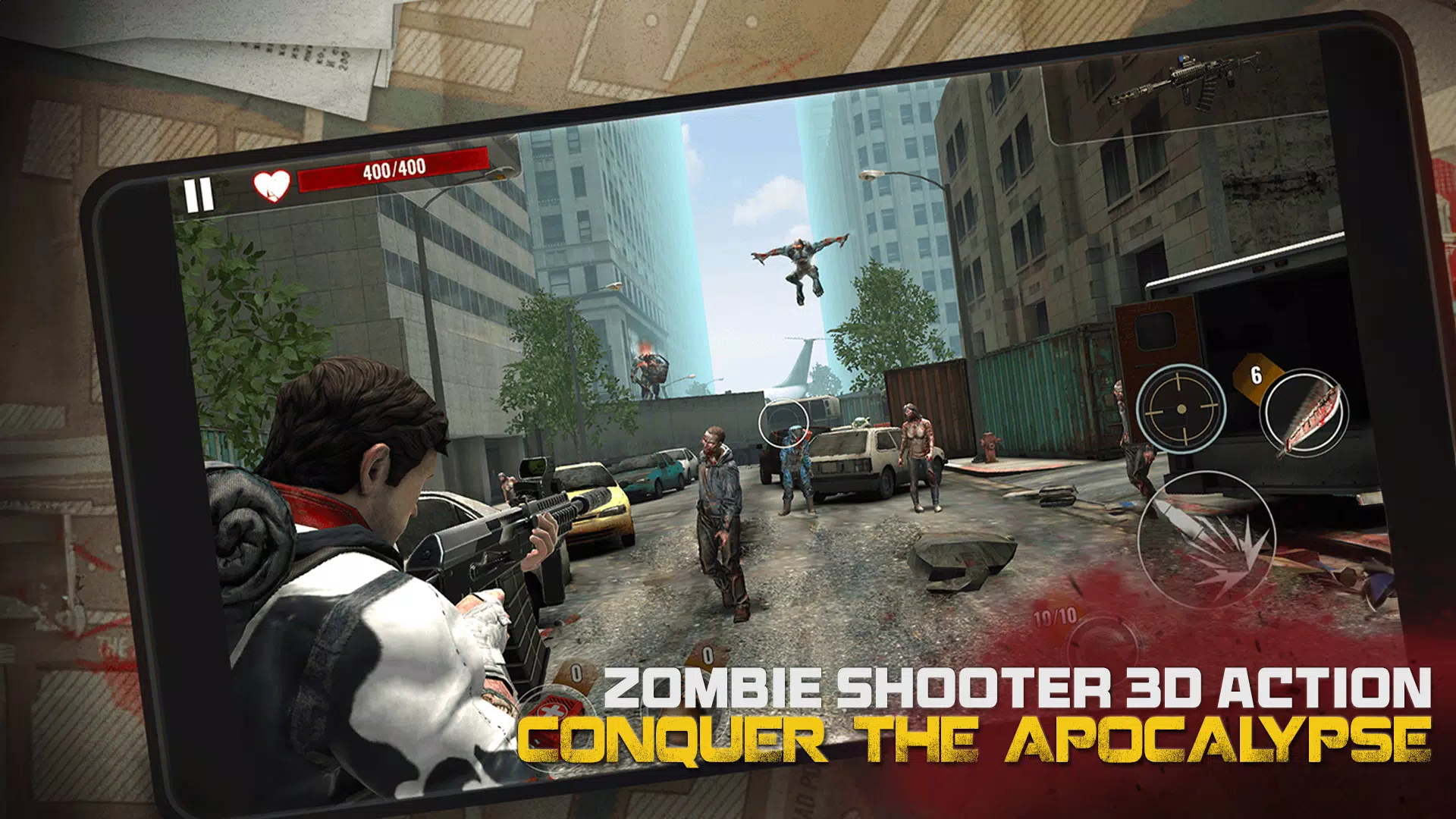 Zombie Shooter 3D Captura de tela 1