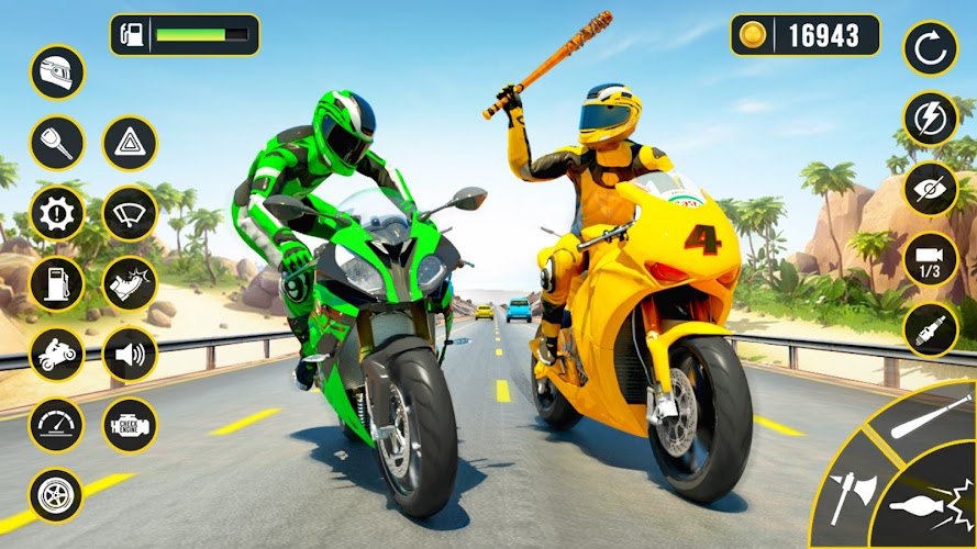 Moto Attack - Bike Racing Game Screenshot 1