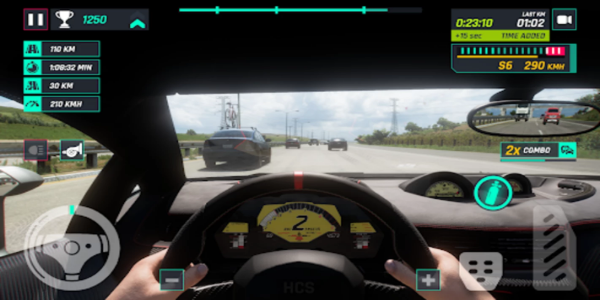 Highway Traffic Car Simulator Zrzut ekranu 1