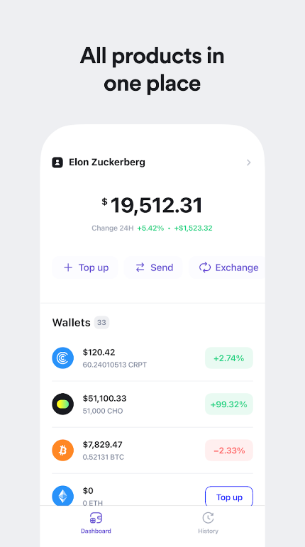 SPACE iZ Wallet Tangkapan skrin 3