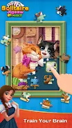 Solitaire Jigsaw Puzzle स्क्रीनशॉट 0