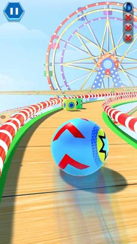 3D Sky Rolling Going Ball Game 스크린샷 1