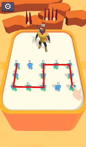 Merge Monster: Frog Evolution Mod ဖန်သားပြင်ဓာတ်ပုံ 1