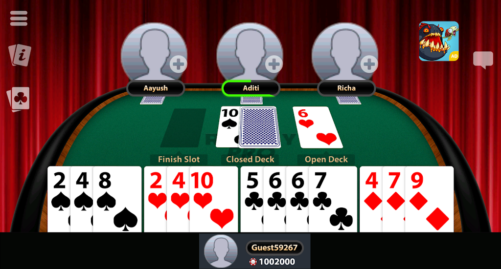 Play Indian Rummy: 13 Cards & Pool Rummy Online ဖန်သားပြင်ဓာတ်ပုံ 2