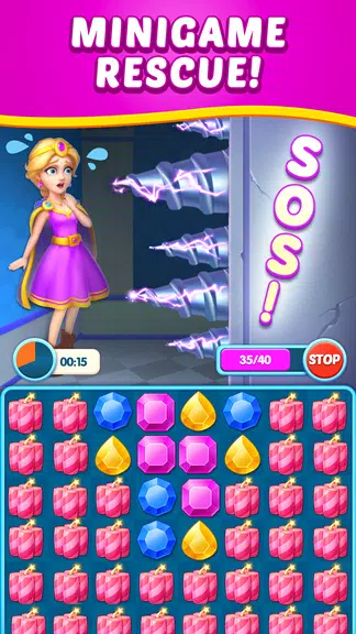 Jewel Hunter: три в ряд игры Скриншот 2