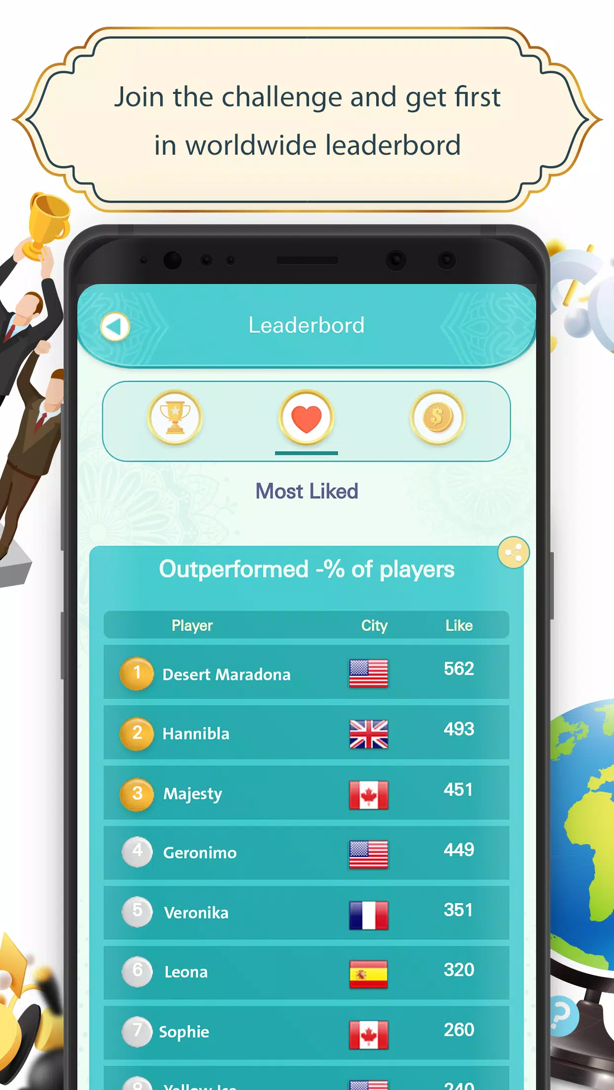 QuizUp 2 ภาพหน้าจอ 1