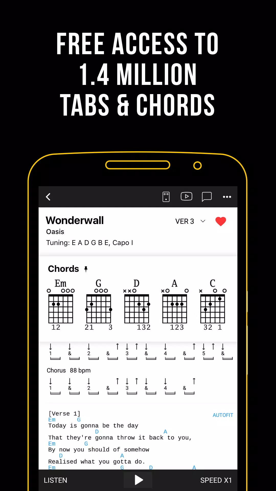 Ultimate Guitar: Tabs & Chords Screenshot 0