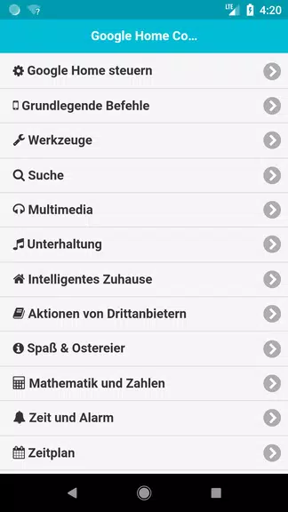 Befehle für Home Screenshot 0