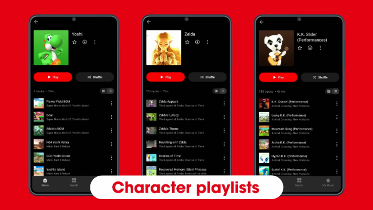 Nintendo Music App Features