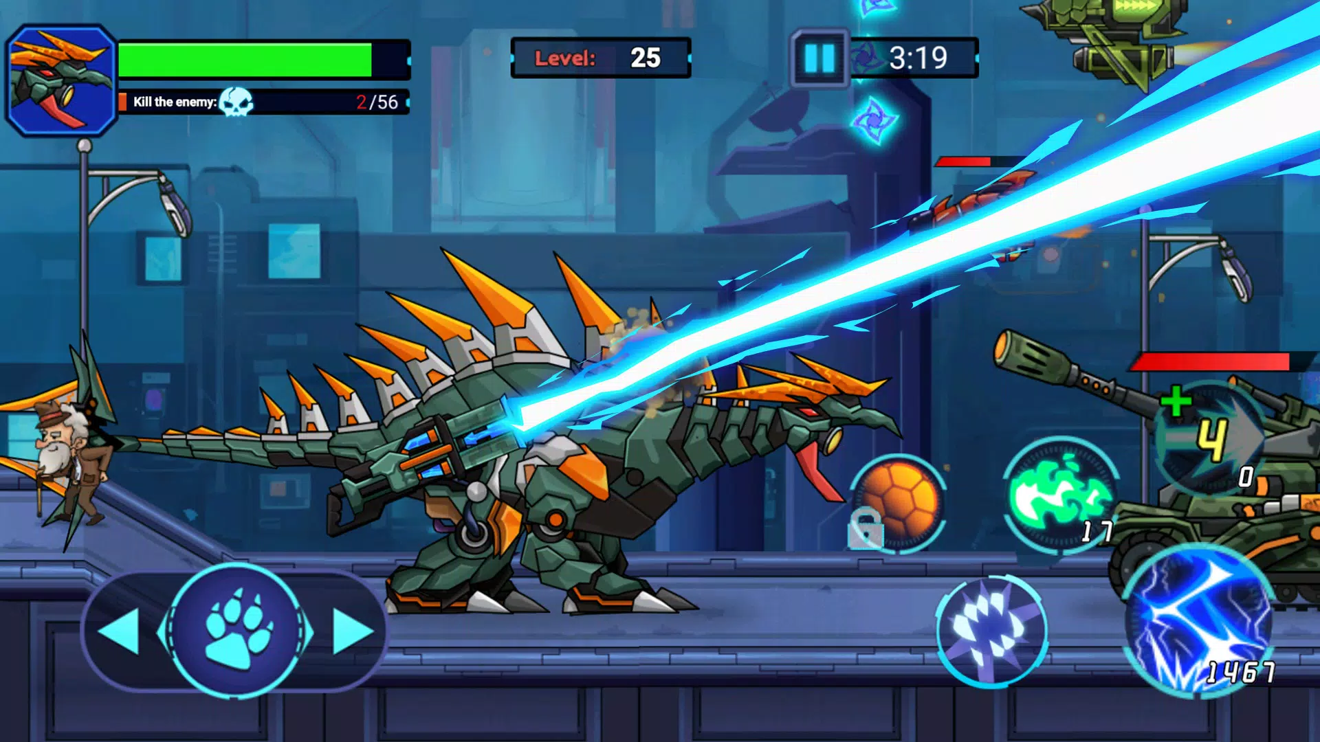 Mech Dinosaur War ဖန်သားပြင်ဓာတ်ပုံ 1