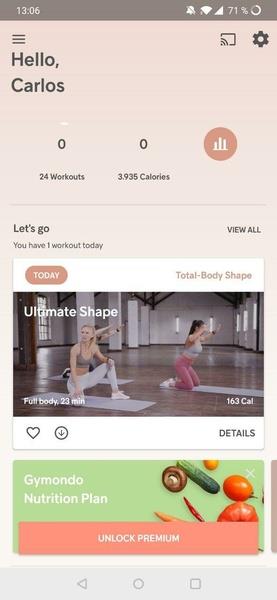 Gymondo: Fitness & Yoga Screenshot 0