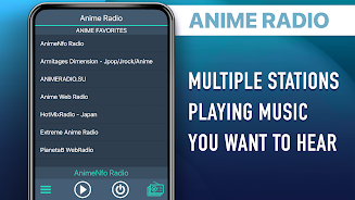 Anime Radio Favorites Captura de pantalla 3