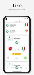 Tiko: Soccer Predictor ဖန်သားပြင်ဓာတ်ပုံ 0