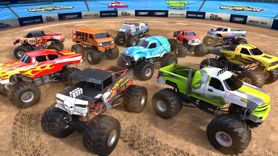 4x4 Monster Truck Racing Games Tangkapan skrin 2