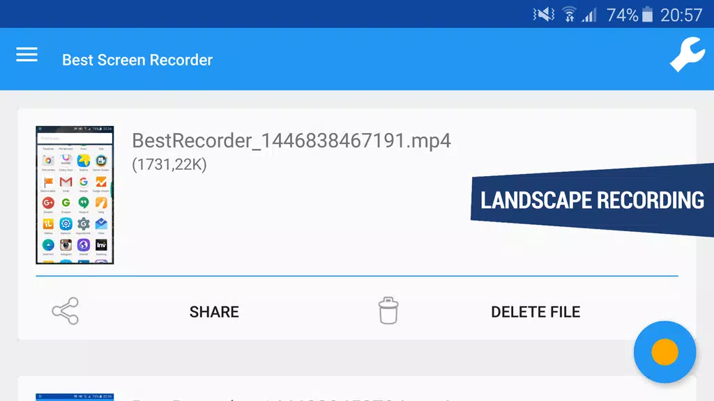 REC HD Screen Recorder No-Root Captura de pantalla 2