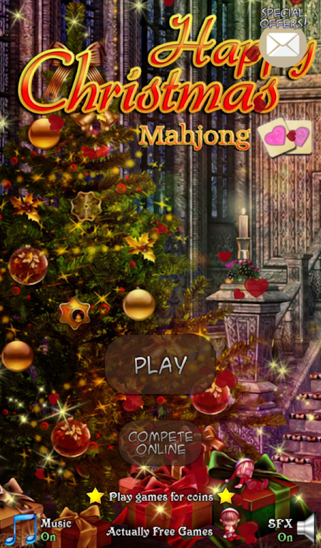 Hidden Mahjong Happy Christmas Скриншот 0