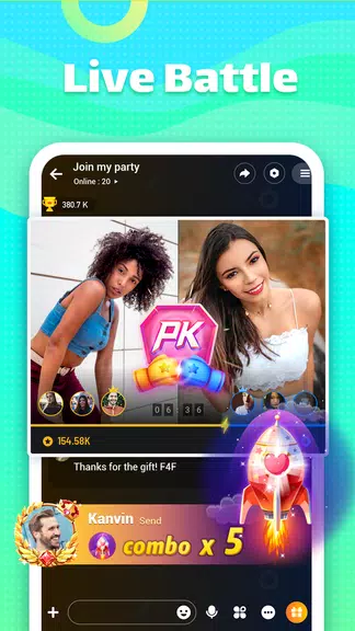 Ola Party - Live, Chat & Party ဖန်သားပြင်ဓာတ်ပုံ 2