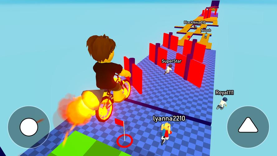 Obby bike: Parkour Adventure Schermafbeelding 2