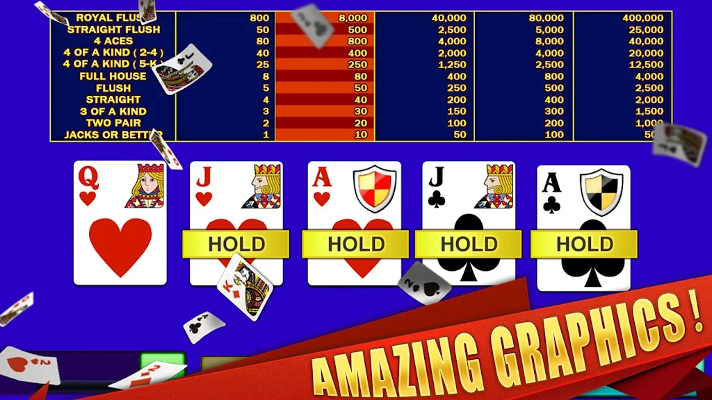 All American & Double Bonus - VIDEO POKER Скриншот 3