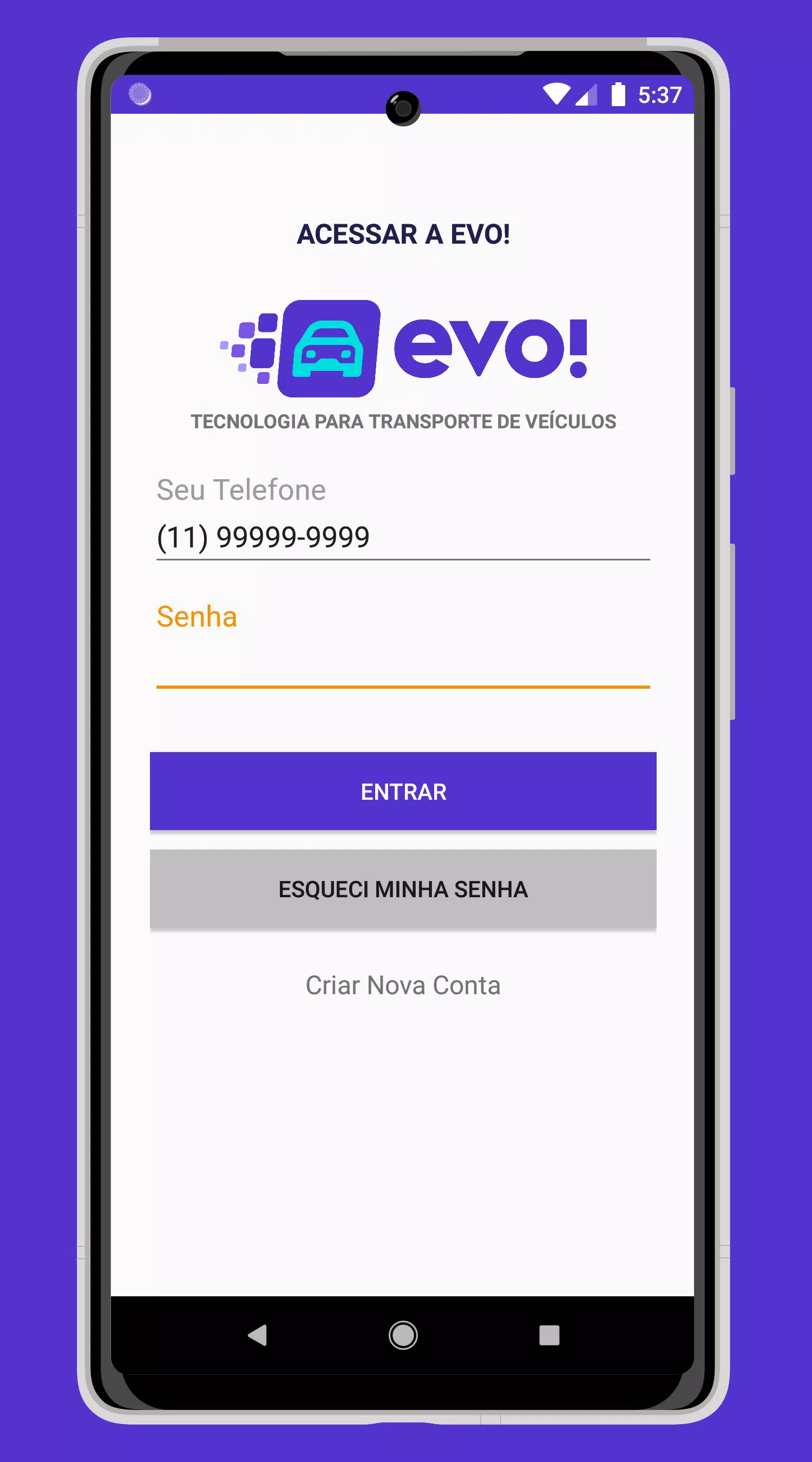 EVO! Transporte de Veículos 스크린샷 0