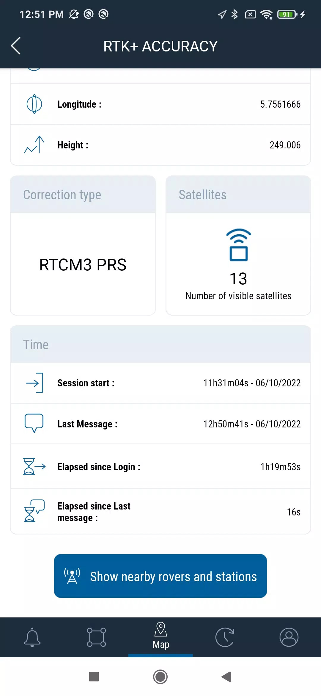 Raven RTK+ ACCURACY 스크린샷 3