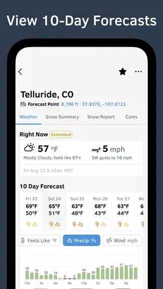 OpenSnow: Snow Forecast ဖန်သားပြင်ဓာတ်ပုံ 1