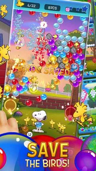 Bubble Shooter - Snoopy POP! Tangkapan skrin 1