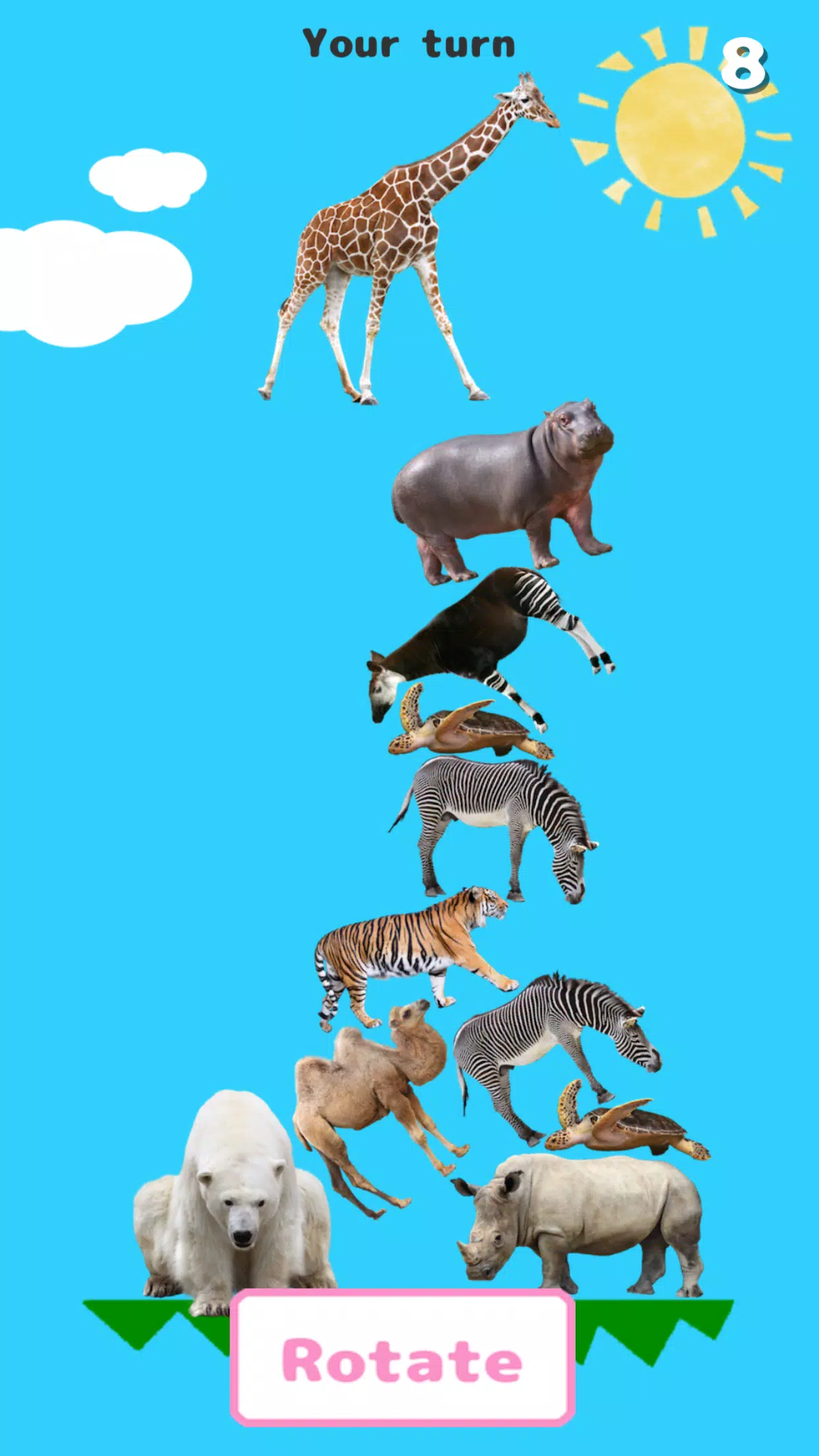 Animal Tower Battle ภาพหน้าจอ 3