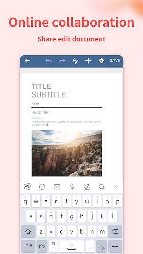 Document Editor:Word,Sheet,PDF Capture d'écran 3