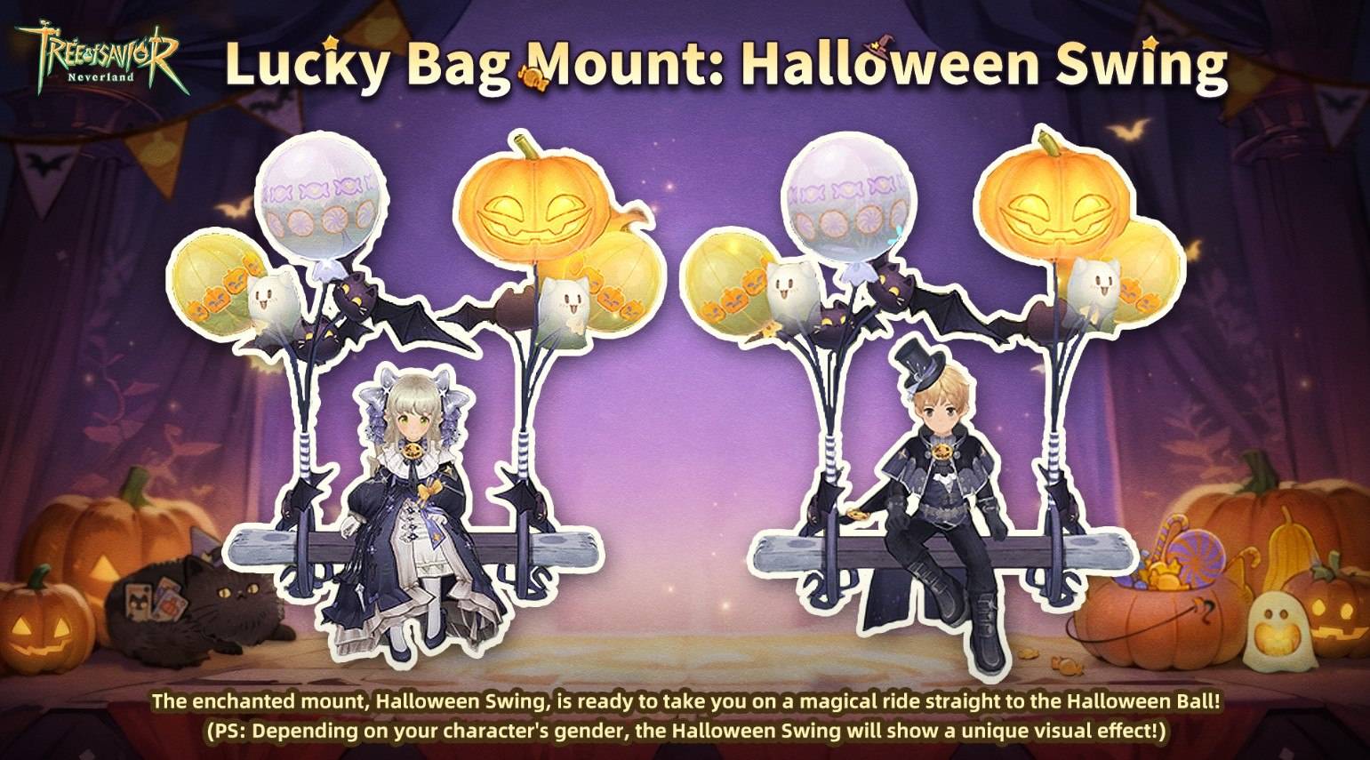 Tree of Savior: Halloween Outfits in Lucky Bag Event
