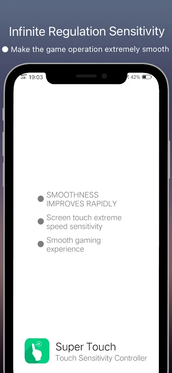 Super Touch -speed sensitivity Screenshot 1