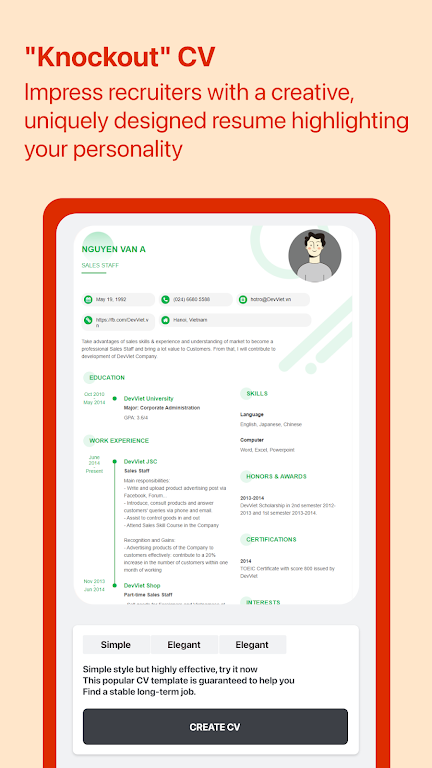 Cover Letter for Job App Скриншот 2