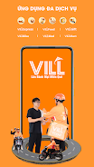 VILL: Đồ ăn, Giao hàng, Gọi xe Captura de tela 0