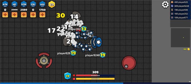 Pung.io - 2D Battle Royale ภาพหน้าจอ 1